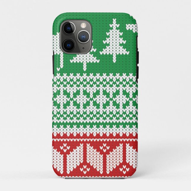 Funda De Case-Mate Para iPhone Patrón de Salmper de navidades (Reverso)