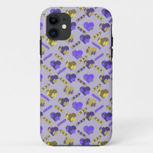 Funda Para iPhone 11 Patrón de San Valentín