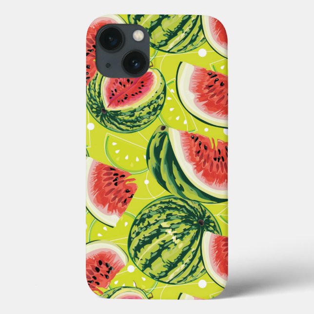 Funda De Case-Mate Para iPhone Patrón de sandía (Reverso)