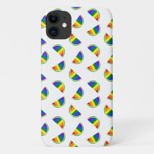 Funda Para iPhone 11 Patrón de sandía arco iris