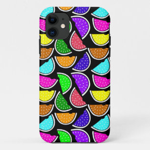 Funda Para iPhone 11 Patrón de sandía colorido lindo