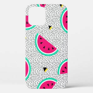 Funda Para iPhone 12 Patrón de sandía sin costuras. Estilo retro geomét