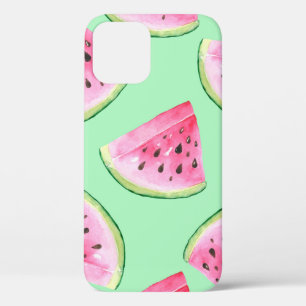 Funda Para iPhone 12 Patrón de sandía sin foco en el estilo acuático Wa