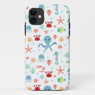Funda Para iPhone 11 patrón de Sea World