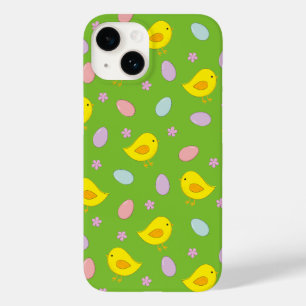 Funda Para iPhone 14 De Case-Mate Patrón de Semana Santa Pollo Huevos Personalizado 