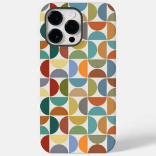 Funda Para iPhone 14 Pro Max De Case-Mate Patrón de semicírculos MCM en color sobre crema