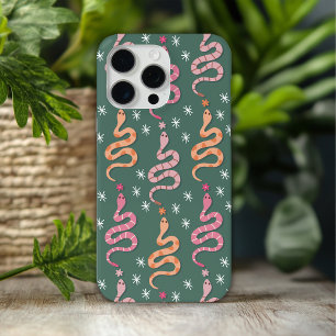 Funda Para iPhone 15 Pro Max Patrón de Serpientes del Desierto de Cowgirl Occid