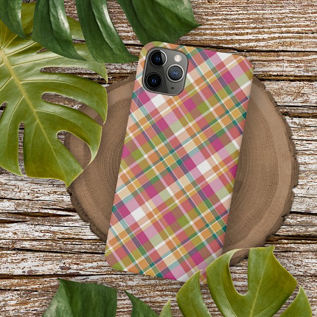 Funda De Case-Mate Para iPhone Patrón de Shabby Chic Flair Madras (Subido por el creador)