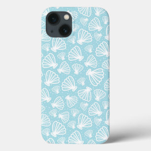 Funda Para iPhone 13 Patrón de shell de verano