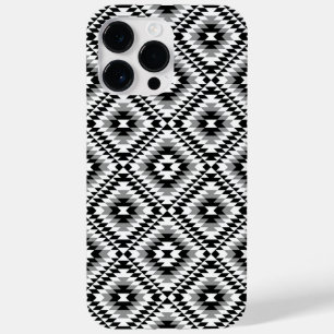 Funda Para iPhone 14 Pro Max De Case-Mate Patrón de símbolo azteca estilo BW+Gray