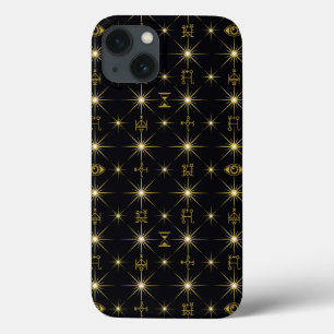 Funda Para iPhone 13 Patrón de símbolos mágicos