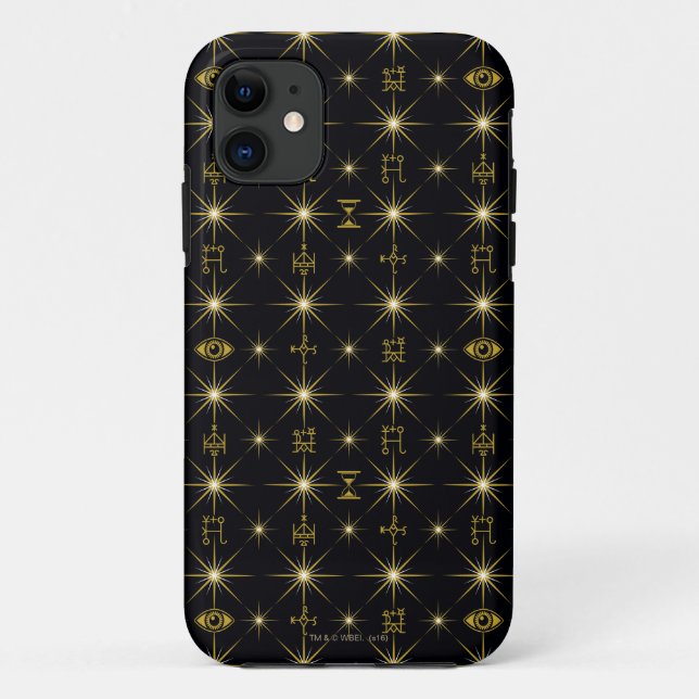 Funda De Case-Mate Para iPhone Patrón de símbolos mágicos (Reverso)