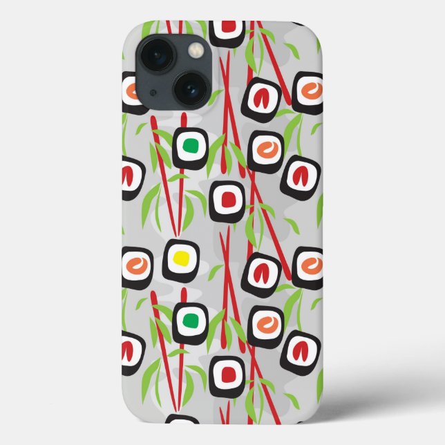 Funda De Case-Mate Para iPhone Patrón de sushi (Reverso)