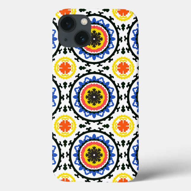 Funda De Case-Mate Para iPhone Patrón de Suzani (Reverso)