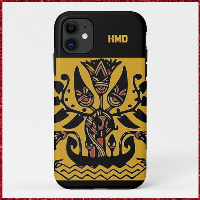 Funda De Case-Mate Para iPhone Patrón de tatuaje étnico tribal (Subido por el creador)