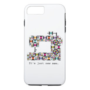 Funda Para iPhone 8 Plus/7 Plus Patrón de tejido de coser colorido