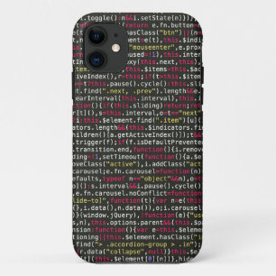 Funda Para iPhone 11 Patrón de terminal del desarrollador