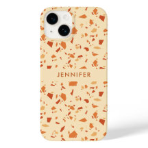 Patrón de Terrazzo Personalizado con Tema de Otoño