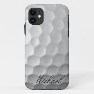 Funda Para iPhone 11 Patrón de textura de la bola de golf personalizada