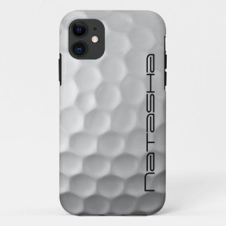 Funda Para iPhone 11 Patrón de textura de la bola de golf personalizada