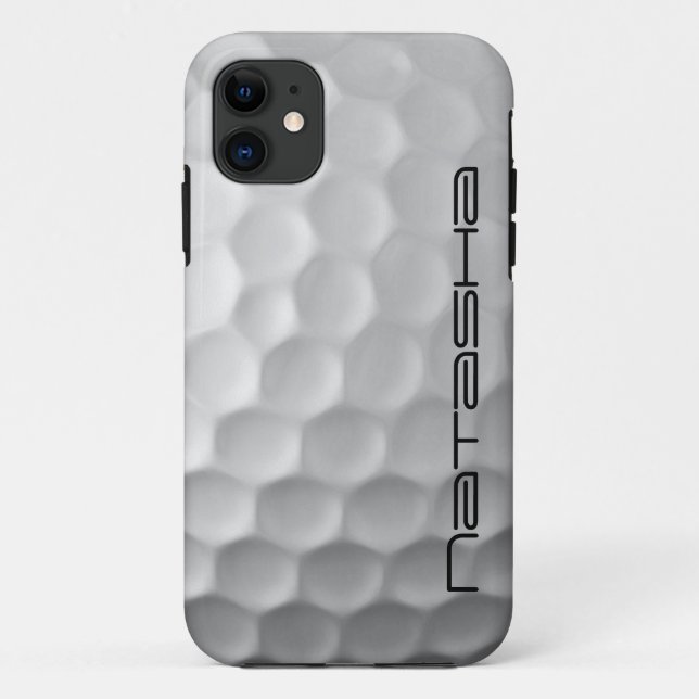 Funda De Case-Mate Para iPhone Patrón de textura de la bola de golf personalizada (Reverso)