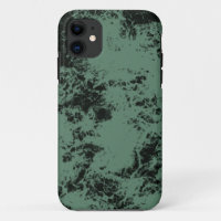 Patrón de textura de mármol en negro y verde