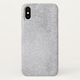 Funda Para iPhone X Patrón de textura de pared de piedra gris hormiga