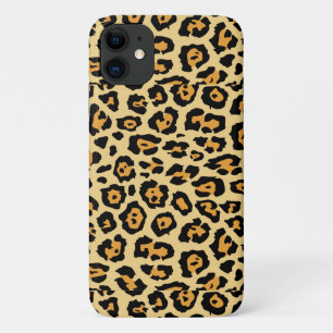 Funda Para iPhone 11 Patrón de textura de piel de leopardo
