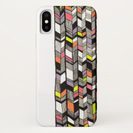 Funda Para iPhone X Patrón de tinta de flechas modernas Resumen tribal
