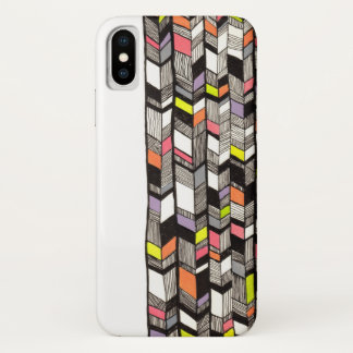 Funda Para iPhone X Patrón de tinta de flechas modernas Resumen tribal