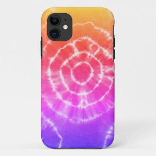 Funda Para iPhone 11 Patrón de tintes de moda rosa y naranja