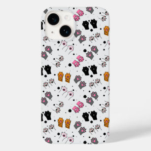 Funda Para iPhone 14 De Case-Mate Patrón de trazas de gato