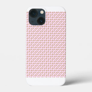 Funda Para iPhone 13 Mini Patrón de tulipanes rosados
