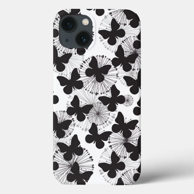 Funda De Case-Mate Para iPhone patrón de una mariposa (Reverso)