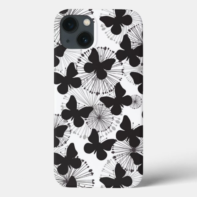 Funda De Case-Mate Para iPhone patrón de una mariposa (Reverso)