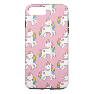 Funda Para iPhone 8 Plus/7 Plus Patrón de unicornio rosa