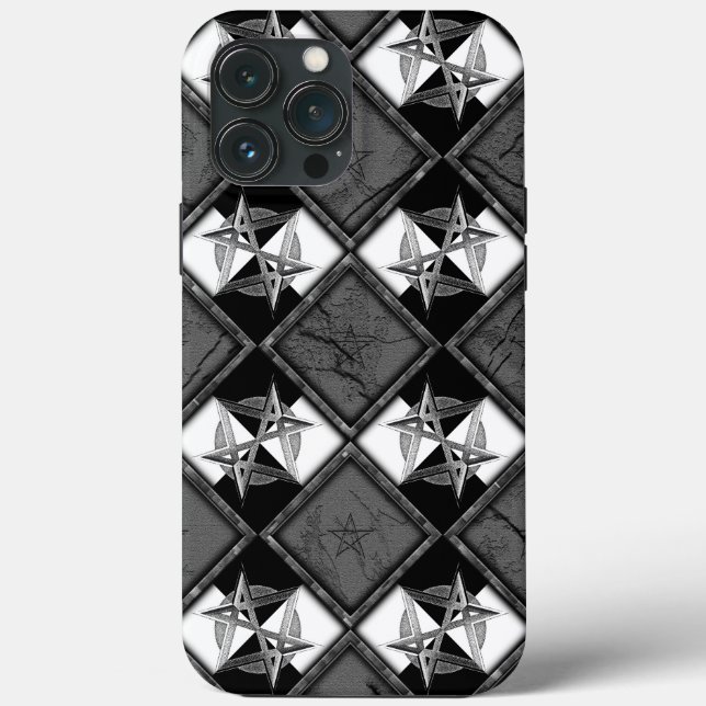 Funda De Case-Mate Para iPhone Patrón de Unicursal (Reverso )