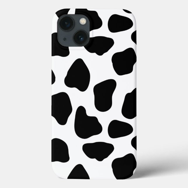 Funda De Case-Mate Para iPhone Patrón de vaca (Reverso)