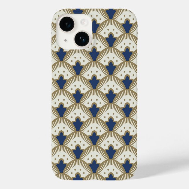 Funda De Case-Mate Para iPhone Patrón de ventilador (Reverso )