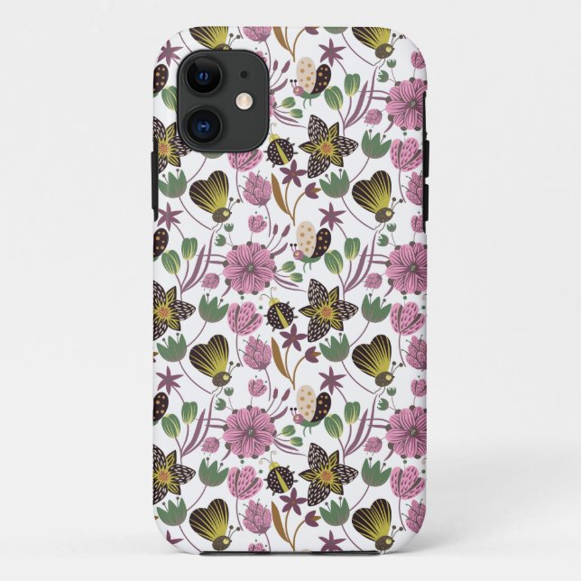 Funda De Case-Mate Para iPhone Patrón de verano (Reverso)