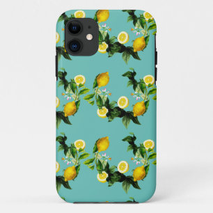 Funda Para iPhone 11 Patrón de verano del jardín de limón