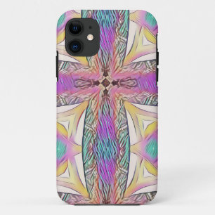 Funda Para iPhone 11 Patrón de vidrio estirado artístico Pastel de Pa