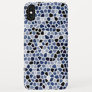 Funda Para iPhone XS Max Patrón de vidrio manchado azul de Guay