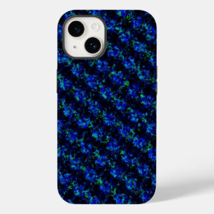 Funda Para iPhone 14 De Case-Mate Patrón de vidrio roto verde azul