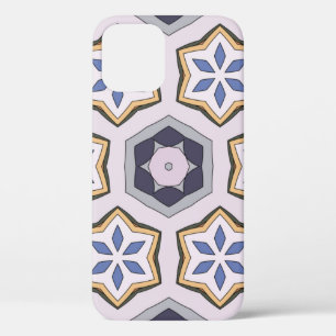 Funda Para iPhone 12 Patrón de vintage circular sin foco. Decoración de