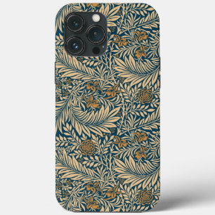 Funda Para iPhone 13 Pro Max Patrón de William Morris Larkspur