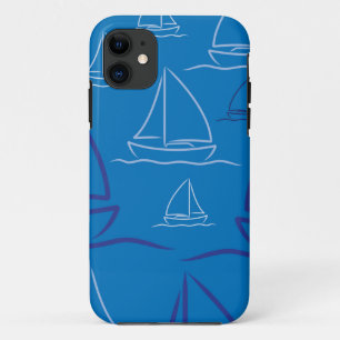 Funda Para iPhone 11 Patrón de yate