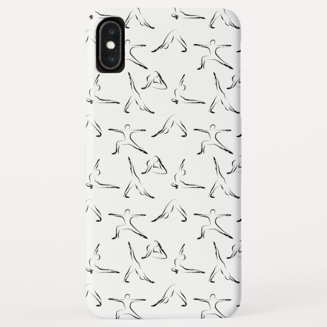 Funda De Case-Mate Para iPhone Patrón de yoga (Reverso)