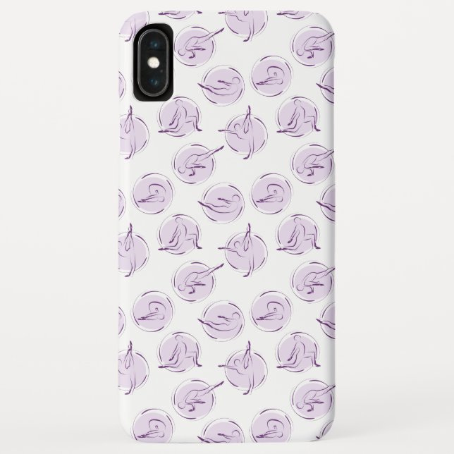 Funda De Case-Mate Para iPhone Patrón de yoga (Reverso)