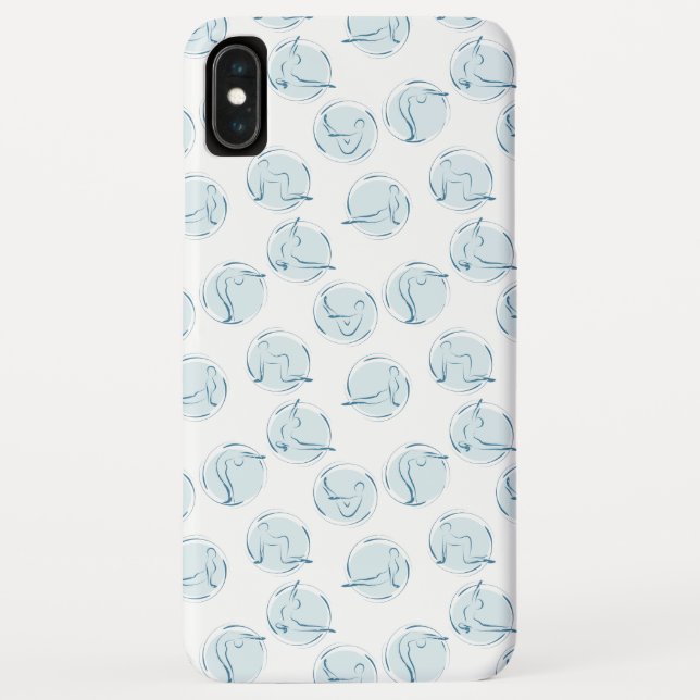 Funda De Case-Mate Para iPhone Patrón de yoga (Reverso)